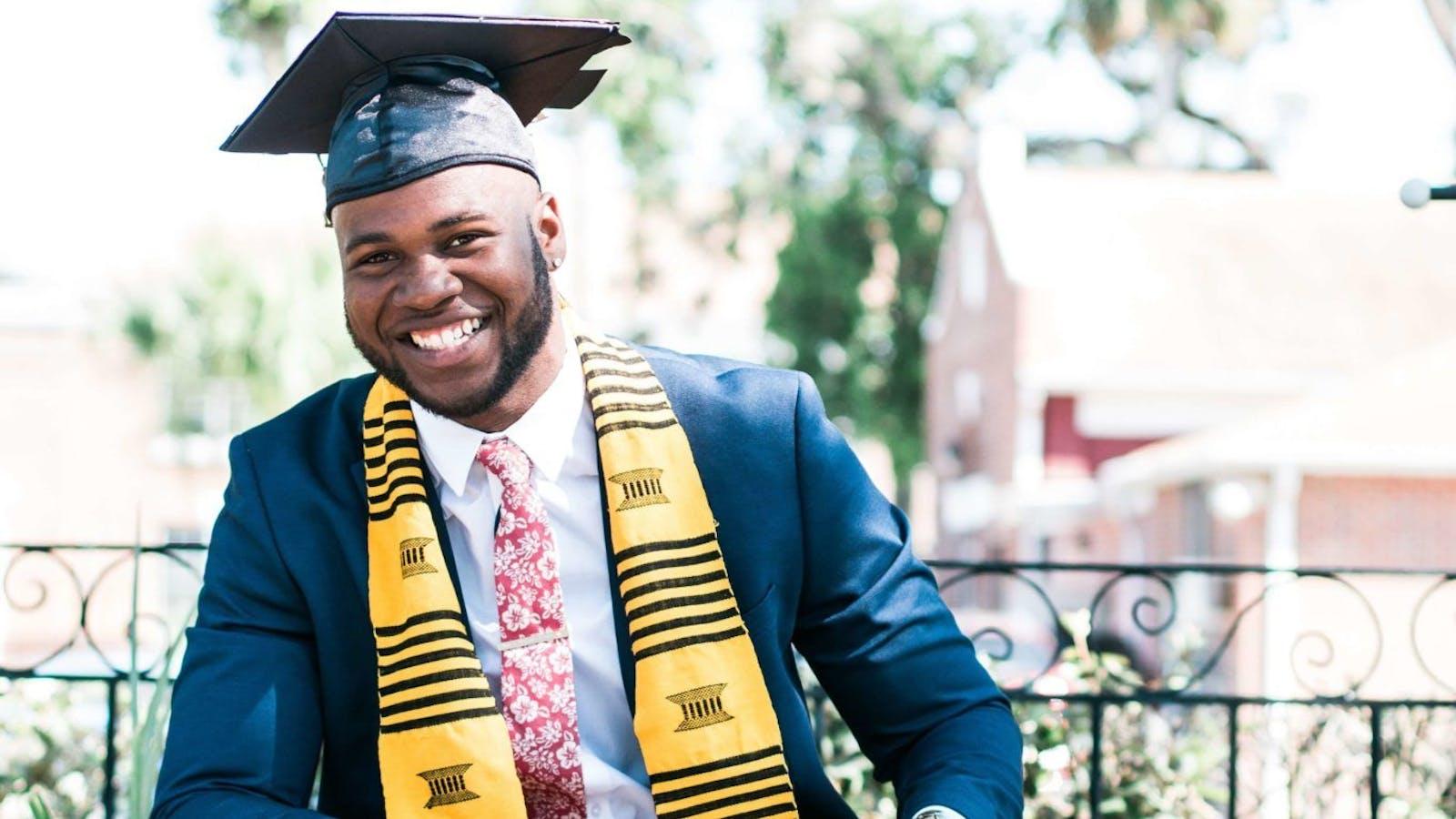 A Sacramento barber's guide to graduation haircut timing, the best cuts under a graduation cap, and senior photo prep for Sac State and UC Davis.